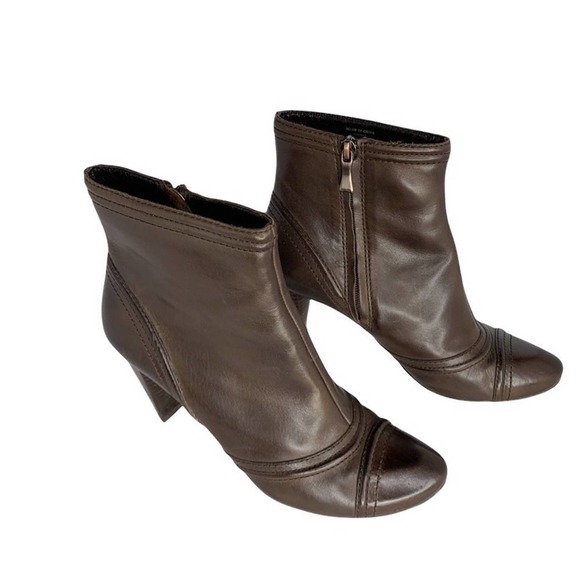 Max studio dark brown Kaiser ankle boot size 8M - Picture 11 of 12